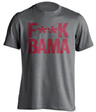 fuck bama grey shirt south carolina gamecocks censored