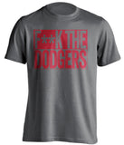 FUCK THE DODGERS - Los Angeles Angels Fan T-Shirt - Box Design - Beef Shirts