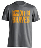 FUCK THE BRAVES - New York Mets Fan T-Shirt - Box Design - Beef Shirts