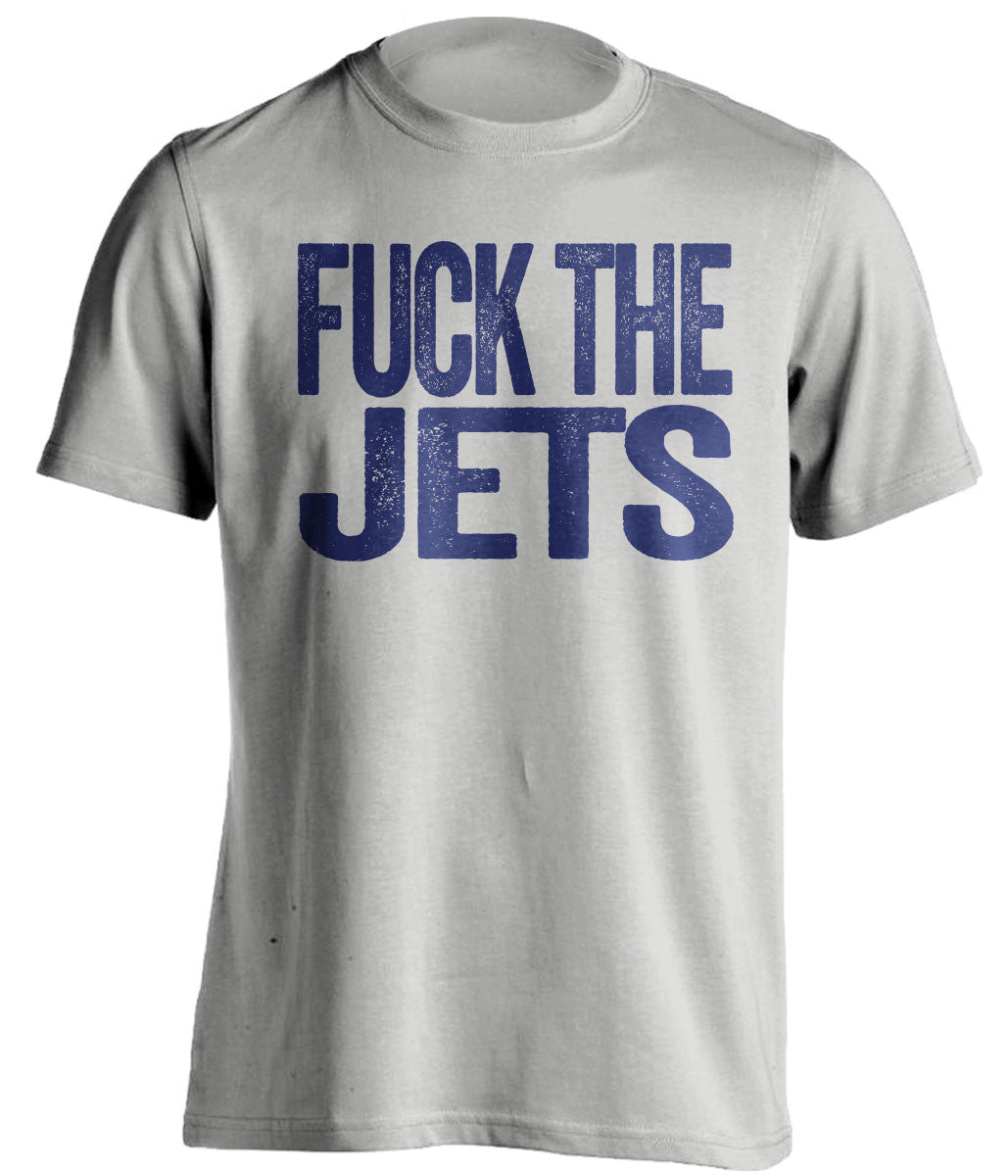 FUCK THE JETS - New York Giants Fan T-Shirt - Text Design - Beef Shirts
