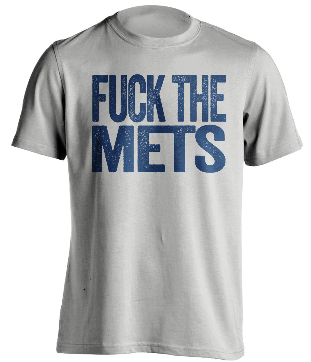FUCK THE METS - Atlanta Braves Fan T-Shirt - Text Design - Beef Shirts