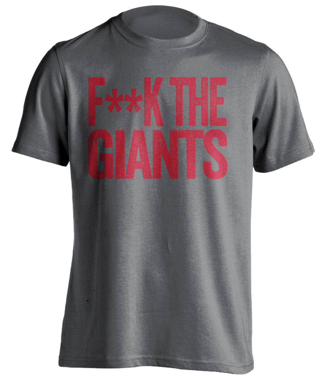FUCK THE GIANTS - Los Angeles Angels Fan T-Shirt - Text Design - Beef Shirts