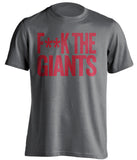 FUCK THE GIANTS - Los Angeles Angels Fan T-Shirt - Text Design - Beef Shirts