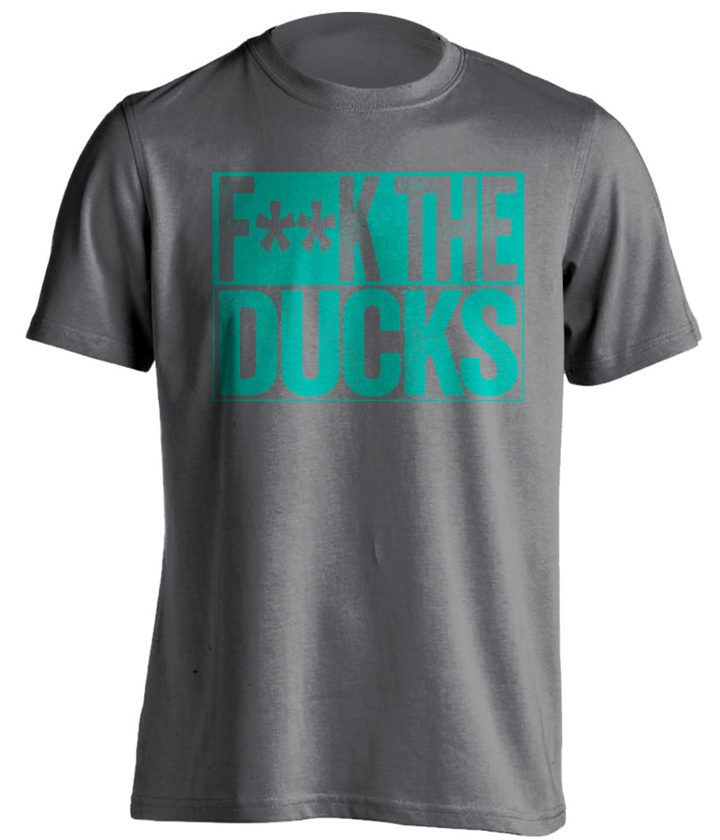 FUCK THE DUCKS - San Jose Sharks T-Shirt - Box Design