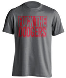 FUCK THE DODGERS - Boston Red Sox Fan T-Shirt - Box Design - Beef Shirts