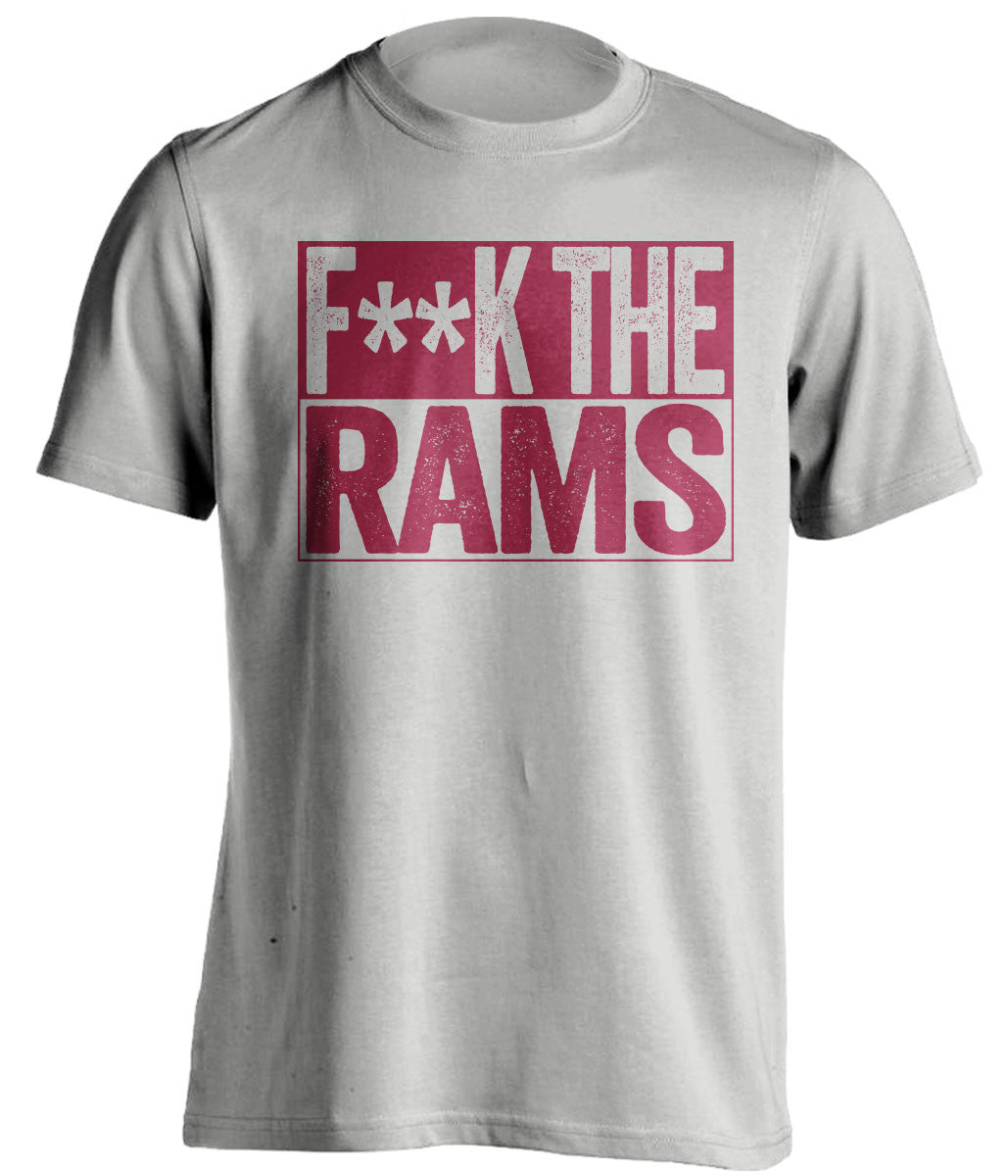 FUCK THE RAMS - San Francisco 49ers T-Shirt - Box Design