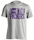 FUCK THE PACKERS - Minnesota Vikings T-Shirt - Box Design