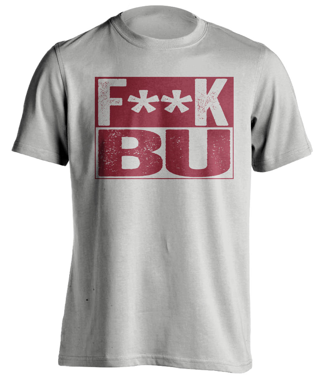 FUCK BU - Boston College Eagles Fan T-Shirt - Box Design - Beef Shirts