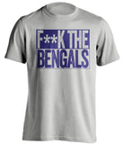 FUCK THE BENGALS - Baltimore Ravens T-Shirt - Box Design