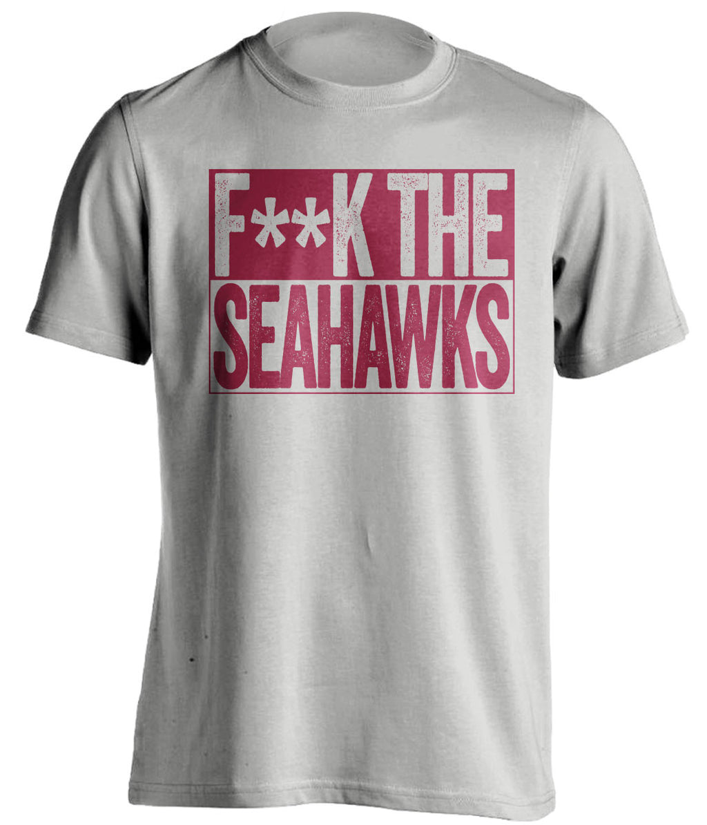 FUCK THE SEAHAWKS - San Francisco 49ers Fan T-Shirt - Box Design - Beef Shirts