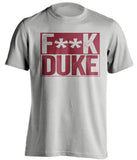 FUCK DUKE - Boston College Eagles Fan T-Shirt - Box Design - Beef Shirts