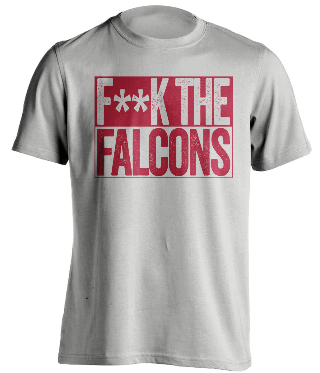 FUCK THE FALCONS - Tampa Bay Buccaneers Fan T-Shirt - Box Design - Beef Shirts