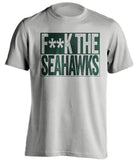 FUCK THE SEAHAWKS- Green Bay Packers Fan T-Shirt - Box Design - Beef Shirts
