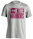 FUCK THE WARRIORS - Cleveland Cavaliers Fan T-Shirt - Box Design - Beef Shirts