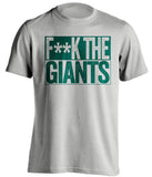 FUCK THE GIANTS - Oakland Athletics Fan T-Shirt - Box Design - Beef Shirts