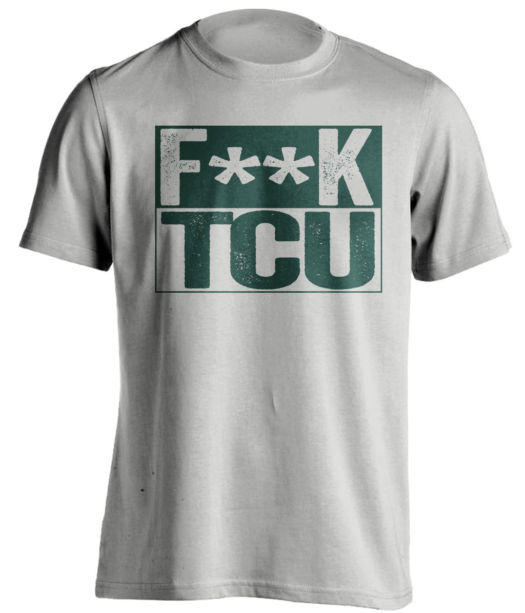 FUCK TCU - Baylor Bears Fan T-Shirt - Box Design - Beef Shirts