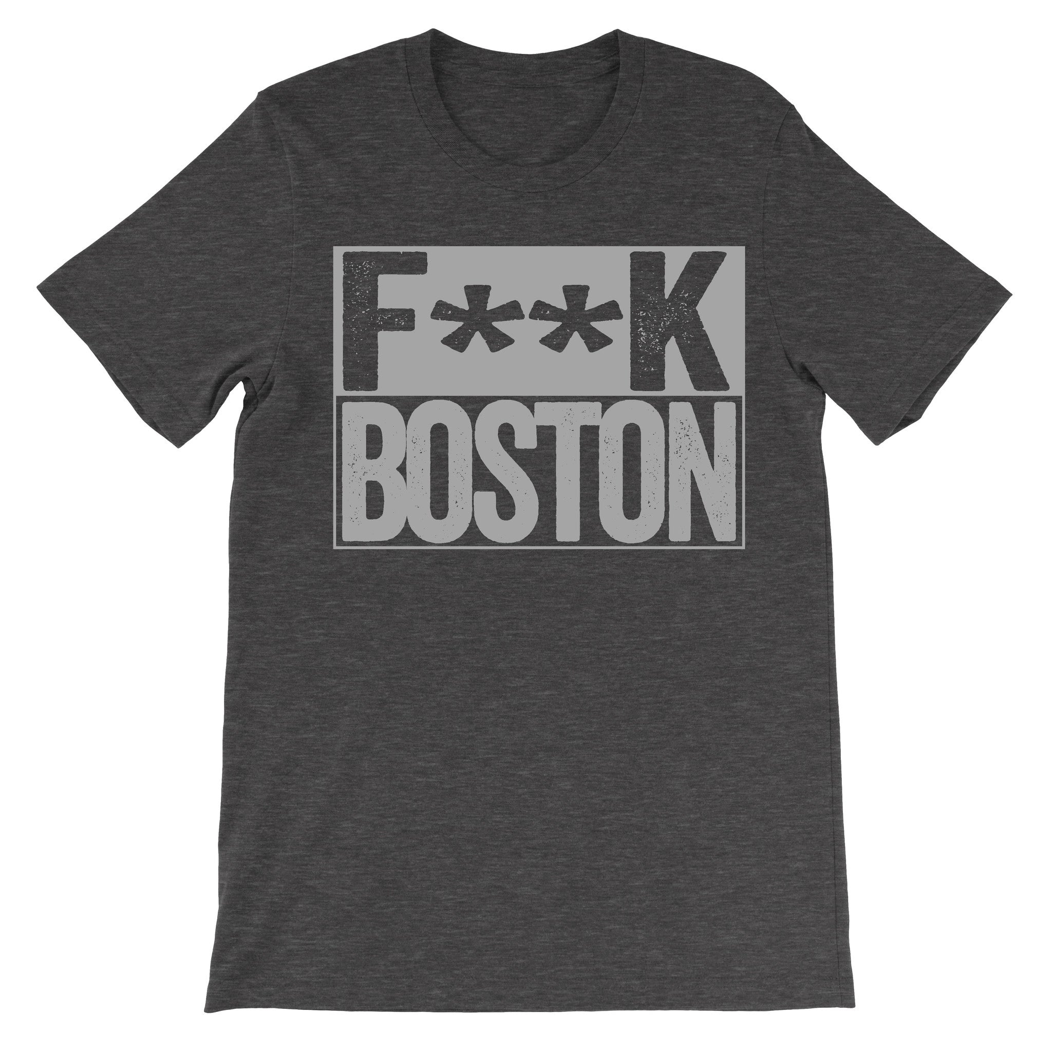 Fuck Boston dark grey tshirt