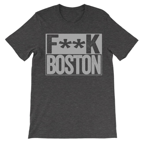Fuck Boston dark grey tshirt