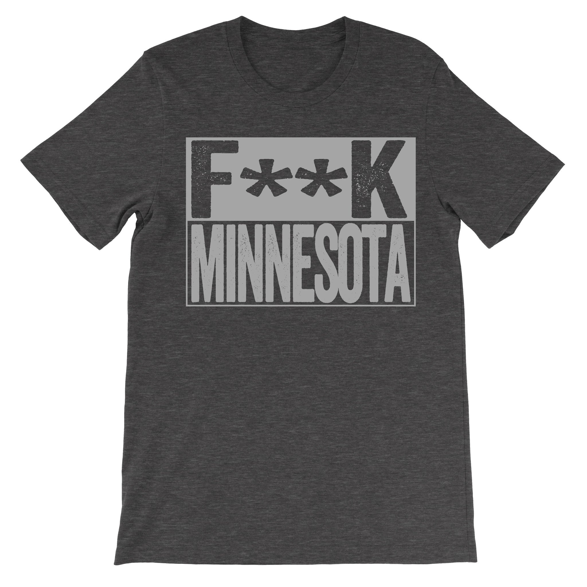 Fuck Minnesota dark grey subversive tshirt