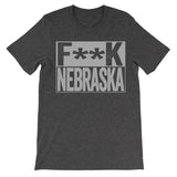 fuck nebraska dark grey tshirt