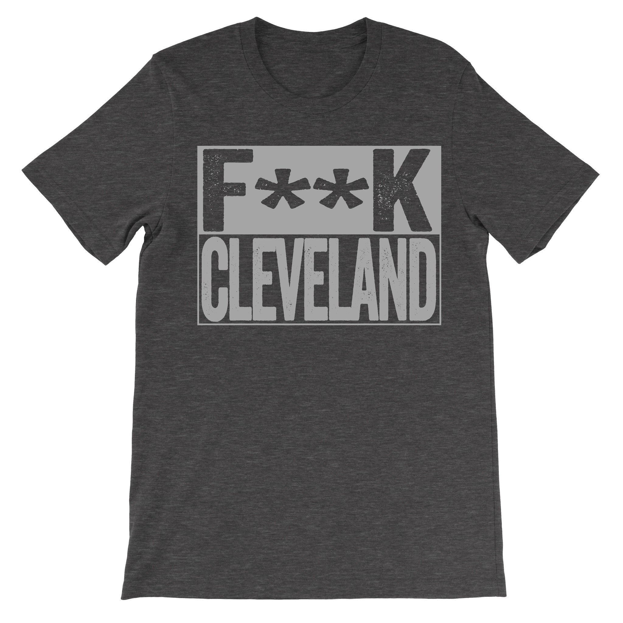 Fuck Cleveland dark grey tshirt