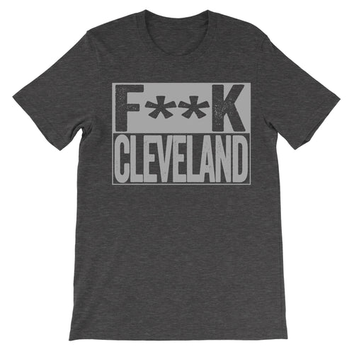 Fuck Cleveland dark grey tshirt