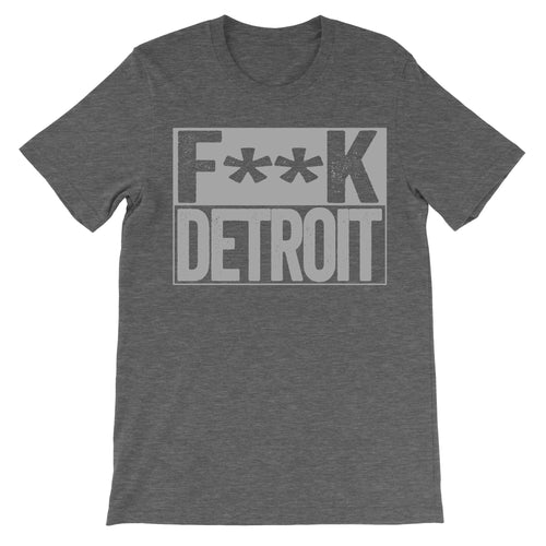 Fuck Detroit - Detroit Haters Shirt - Box Design - Beef Shirts