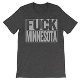 Fuck Minnesota dark grey subversive tshirt
