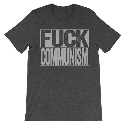 Fuck Communism dark grey tshirt