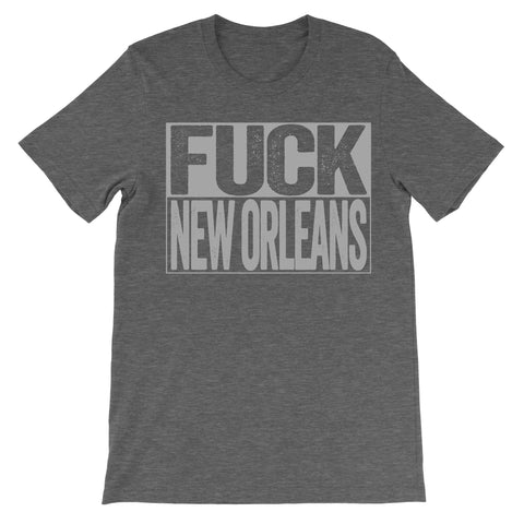 Fuck New Orleans dark grey tshirt