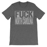 Fuck North Carolina dark grey tshirt