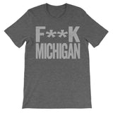 Fuck Michigan dark grey tee