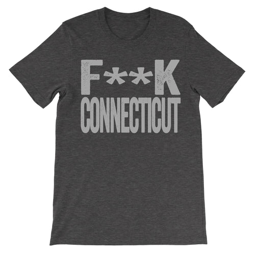 fuck Connecticut dark grey tshirt