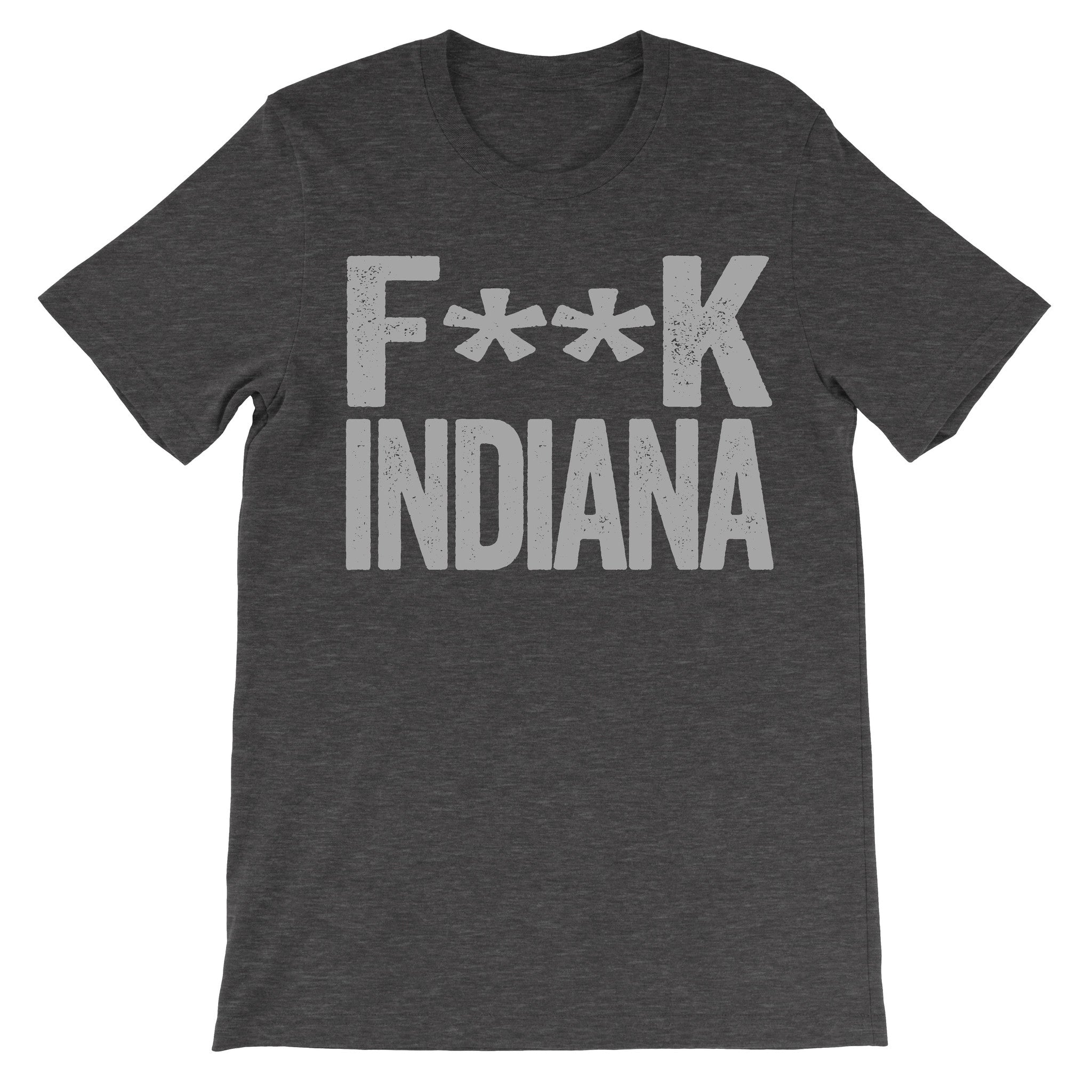 Fuck Indiana dark grey hipster tshirt