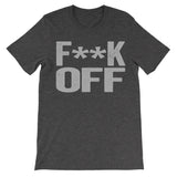 Fuck Off dark grey Censored tee