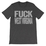 fuck west virginia dark grey shirt