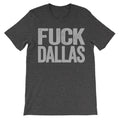 fuck dallas dark grey tee