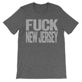 Fuck New Jersey dark grey tee