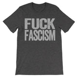 fuck fascism dark grey tshirt