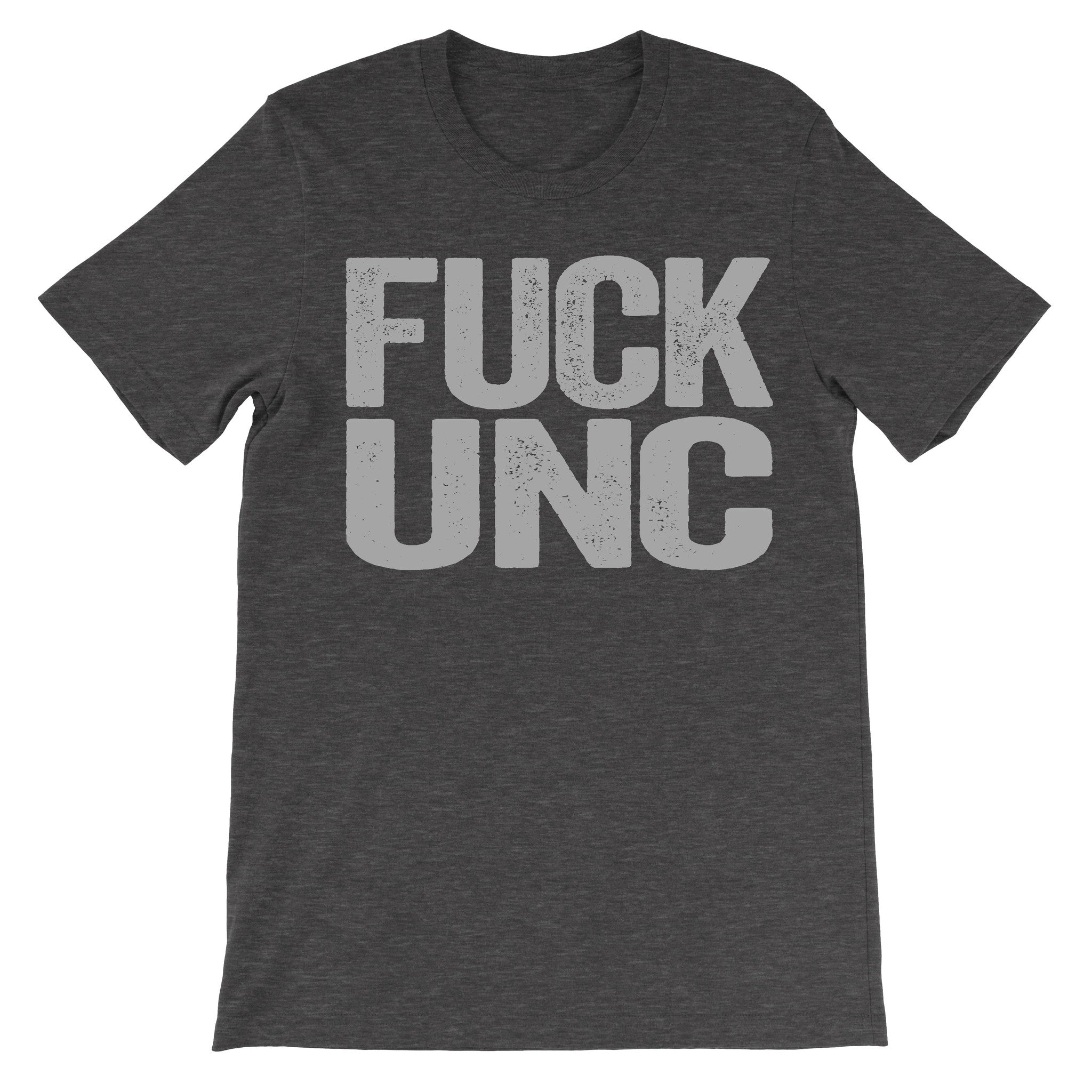 fuck unc grey tshirt