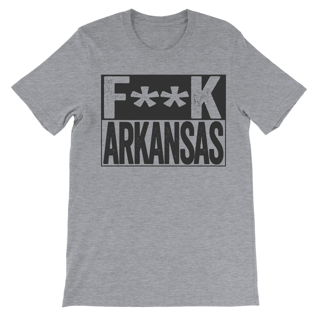 Fuck Arkansas grey fashion tee