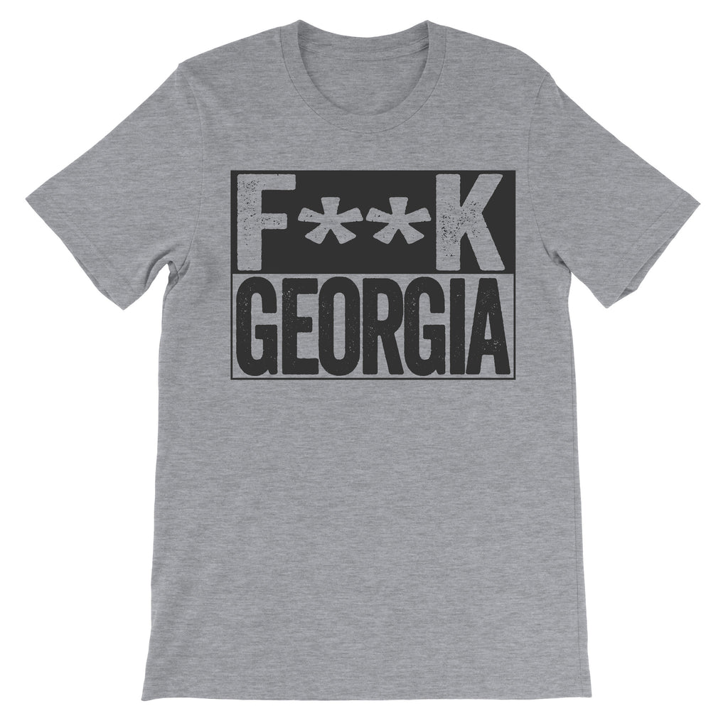 Fuck Georgia grey tshirt