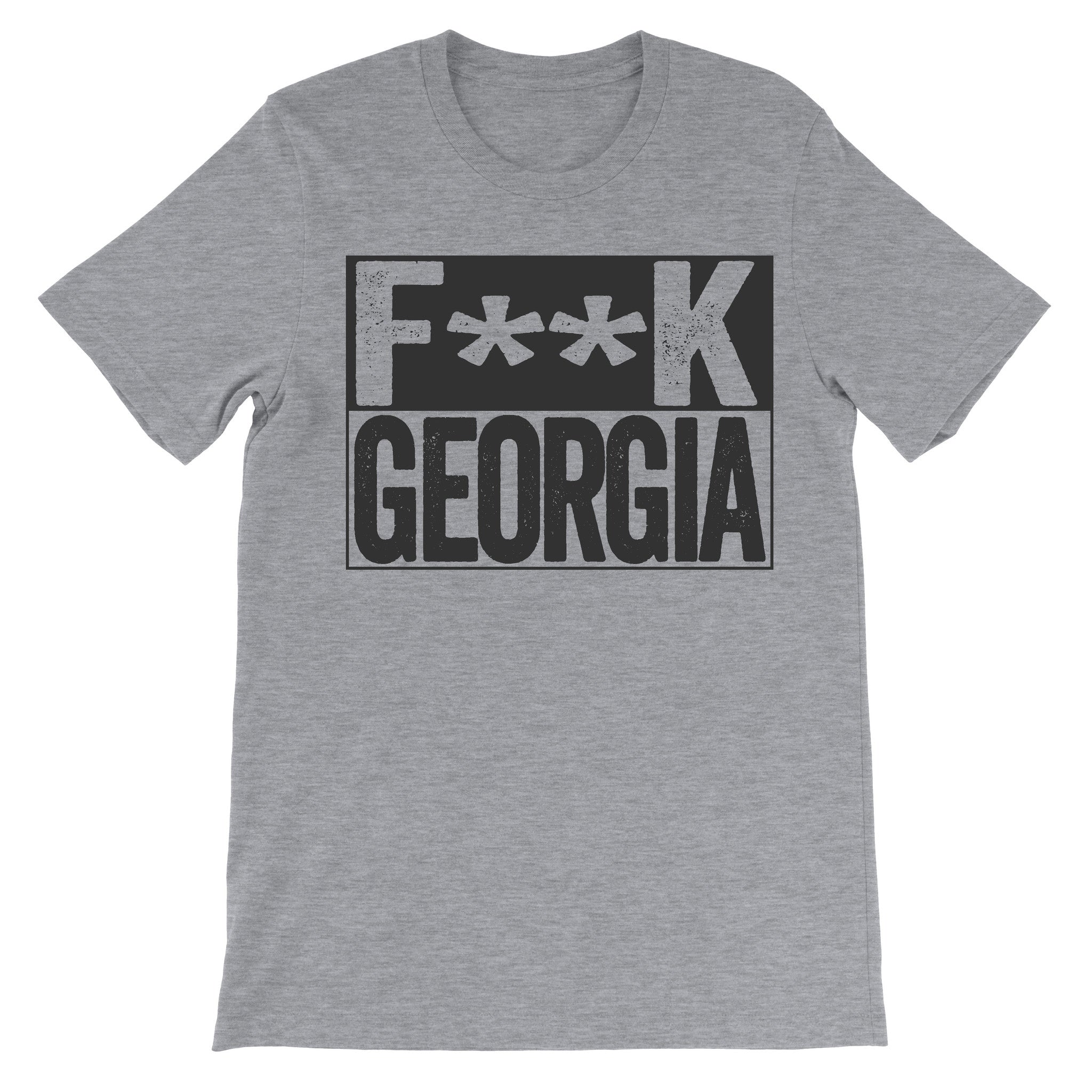 Fuck Georgia grey tshirt