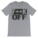 Fuck Off dark grey censored tshirt