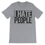 shirt that says i hate people grey shirt