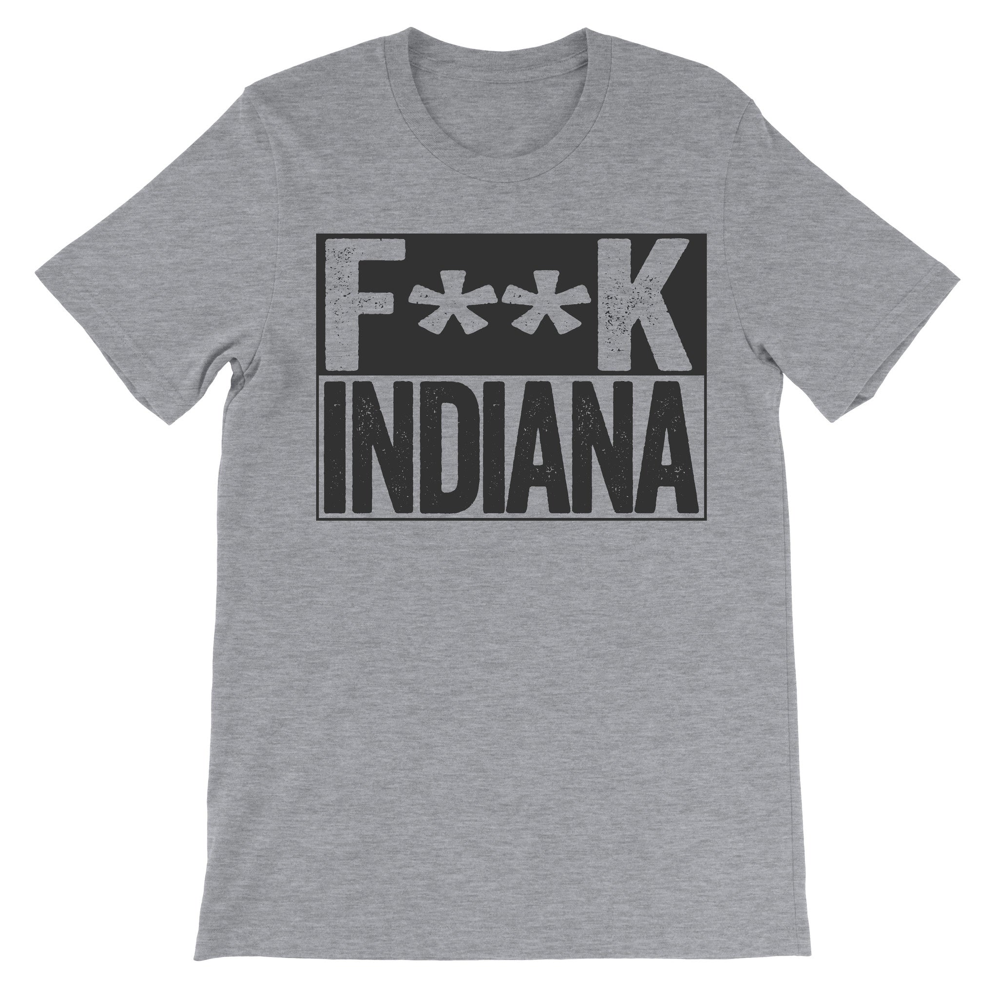 Fuck Indiana grey hipster shirt