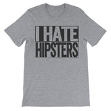 i hate hipsters grey shirt