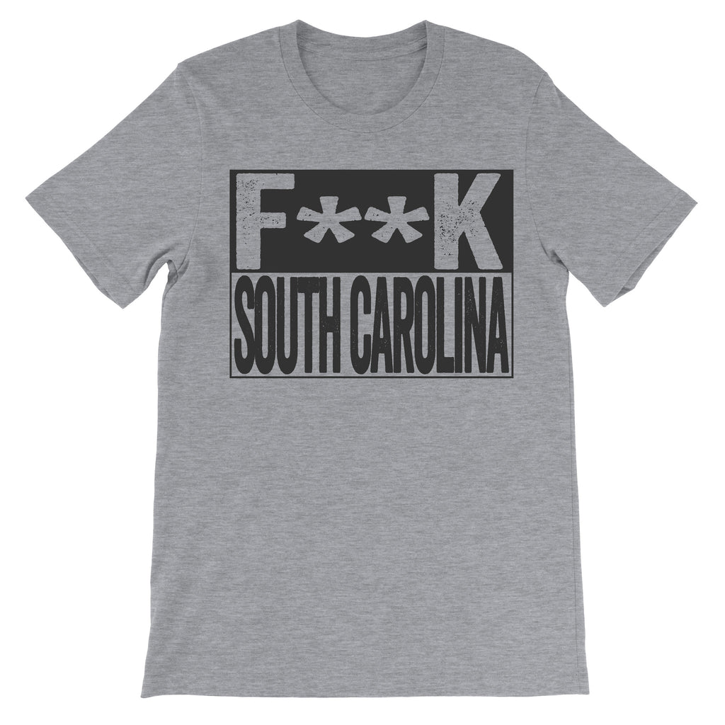 Fuck South Carolina grey prank shirt