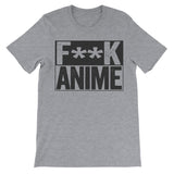 Fuck Anime grey tshirt