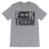 fuck fascism grey shirt